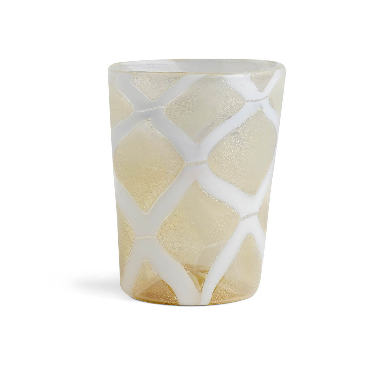Wild Collection Tumbler White & Gold Mixed Pattern Eleish Van Breems Home