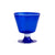 Elegante Water Glass In Cobalt Blue With White Rim Eleish Van Breems Home