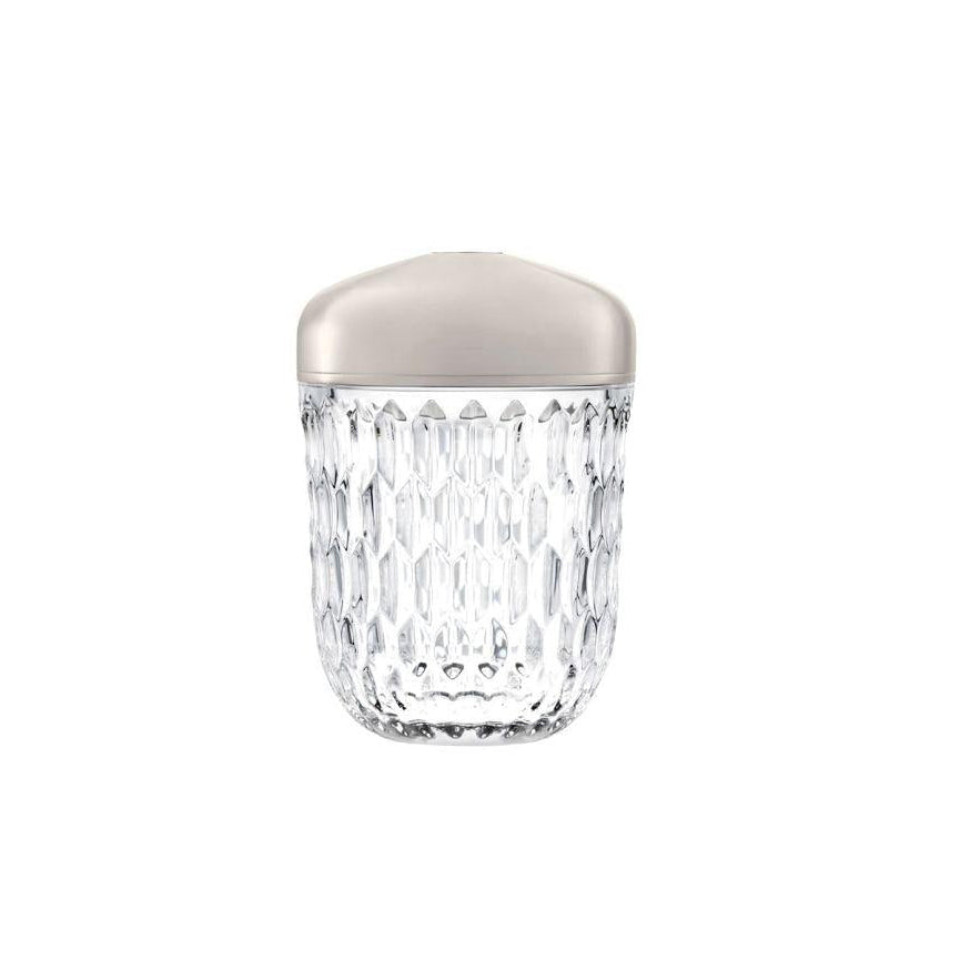 St Louis Folia Mini Portable Folia Clear, Silver Anodized Aluminum Eleish Van Breems Home
