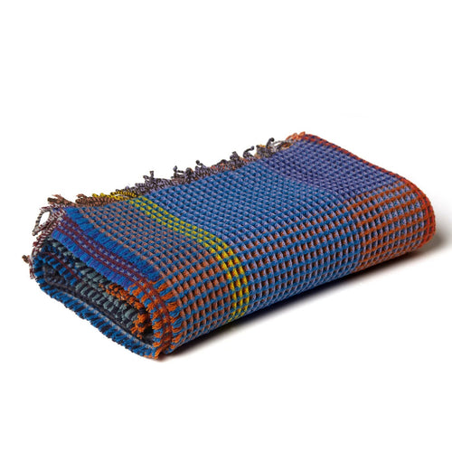 Wallace and Sewell Large Lambswool Honeycomb Throw