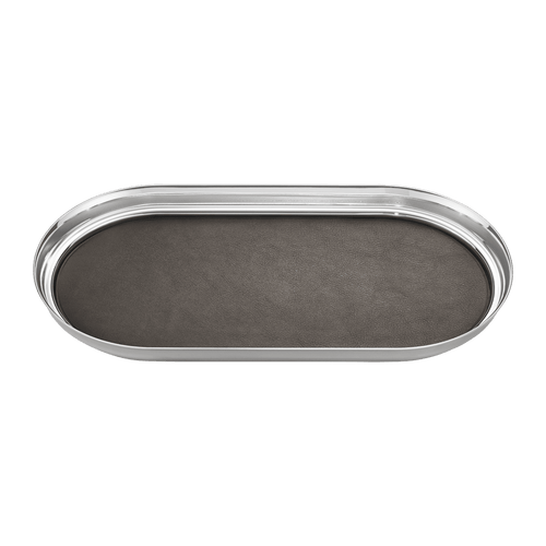 Georg Jensen Manhattan Tray with Leather