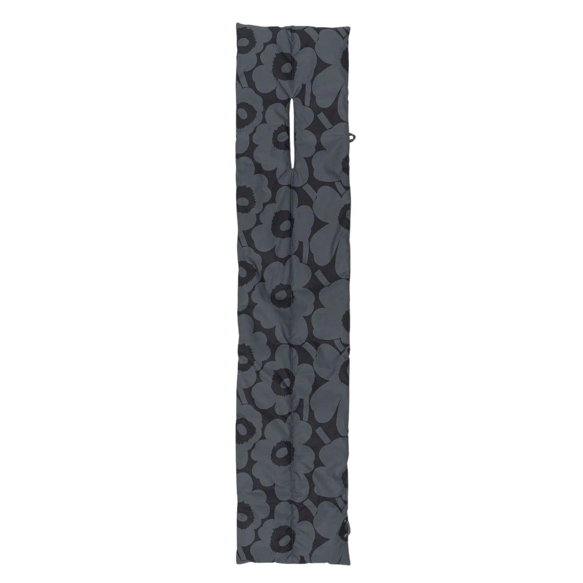 Marimekko Croma Unikko Scarf Dark Gray &amp; Black Eleish Van Breems Home