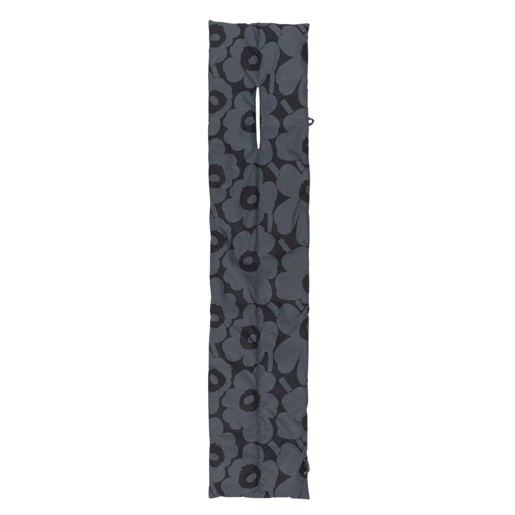 Marimekko Croma Unikko Scarf Dark Gray & Black Eleish Van Breems Home