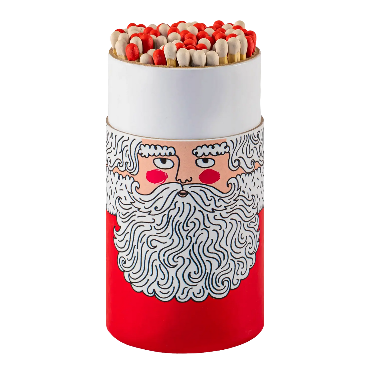 Father Christmas Large Cylinder Matches Eleish Van Breems Home