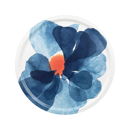 Marimekko Valssi Tray, Blue & Orange