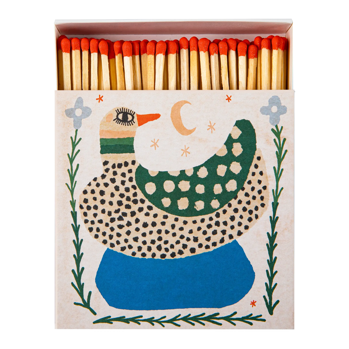 Spotted Duck Square Matchbox Eleish Van Breems Home