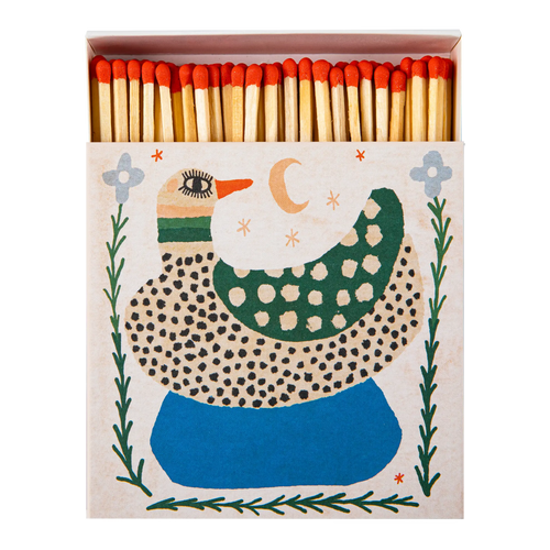 Spotted Duck Square Matchbox