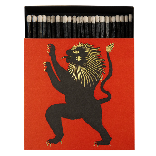 Lion Square Matchbox
