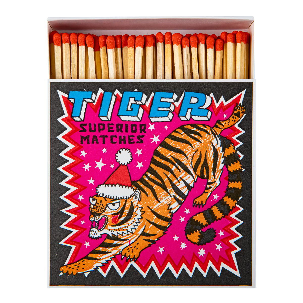 Festive Tiger Square Matchbox Eleish Van Breems Home