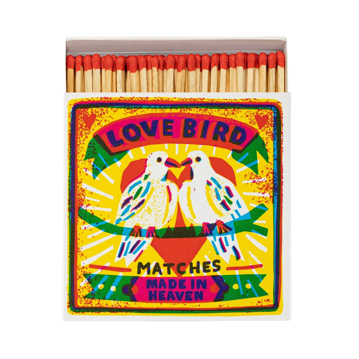 Love Bird Square Safety Matches Eleish Van Breems Home