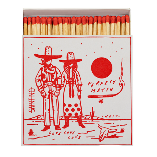 Cowboy Perfect Match Square Safety Matches