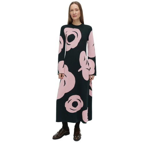 Marimekko Leikkuu Tumma Knitted Dress