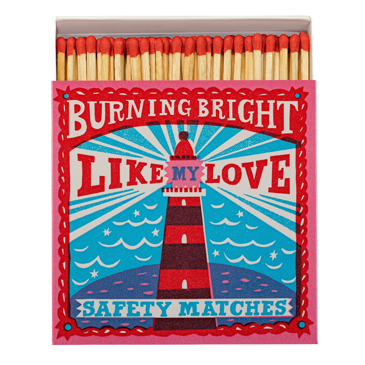 Burning Bright Square Safety Matches Eleish Van Breems Home