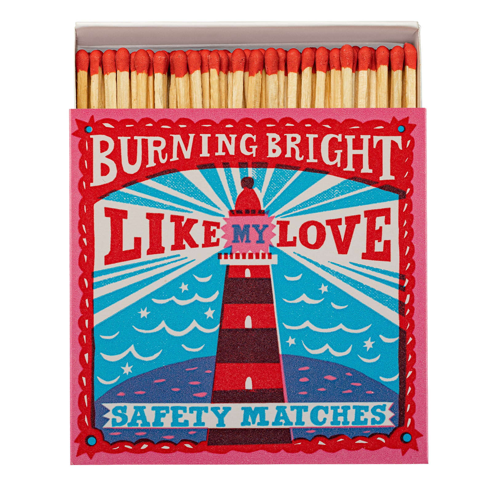 Burning Bright Square Safety Matches Eleish Van Breems Home