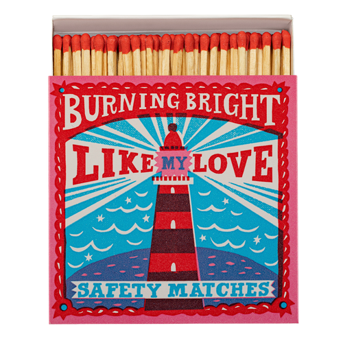 Burning Bright Square Safety Matches