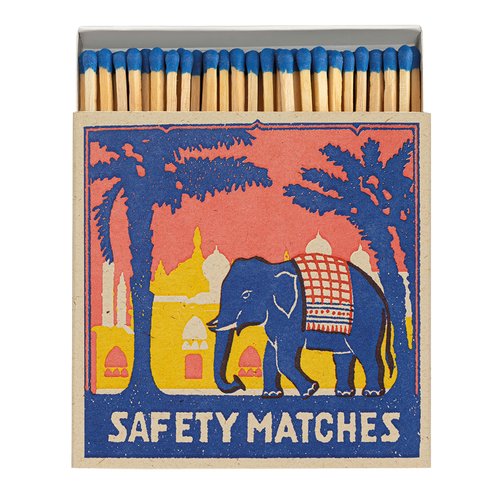 Pink Elephant Square Safety Matches