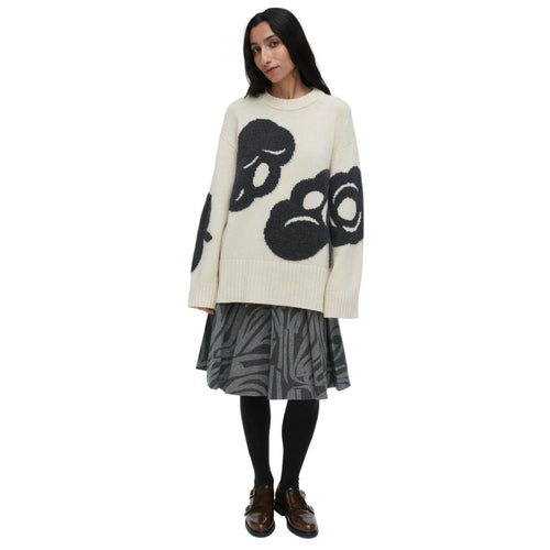 Marimekko Luonto Tumma Knitted Wool Pullover