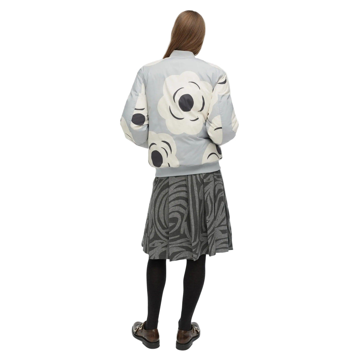 Marimekko Blossa Tumma Padded Jacket, Grey Eleish Van Breems Home