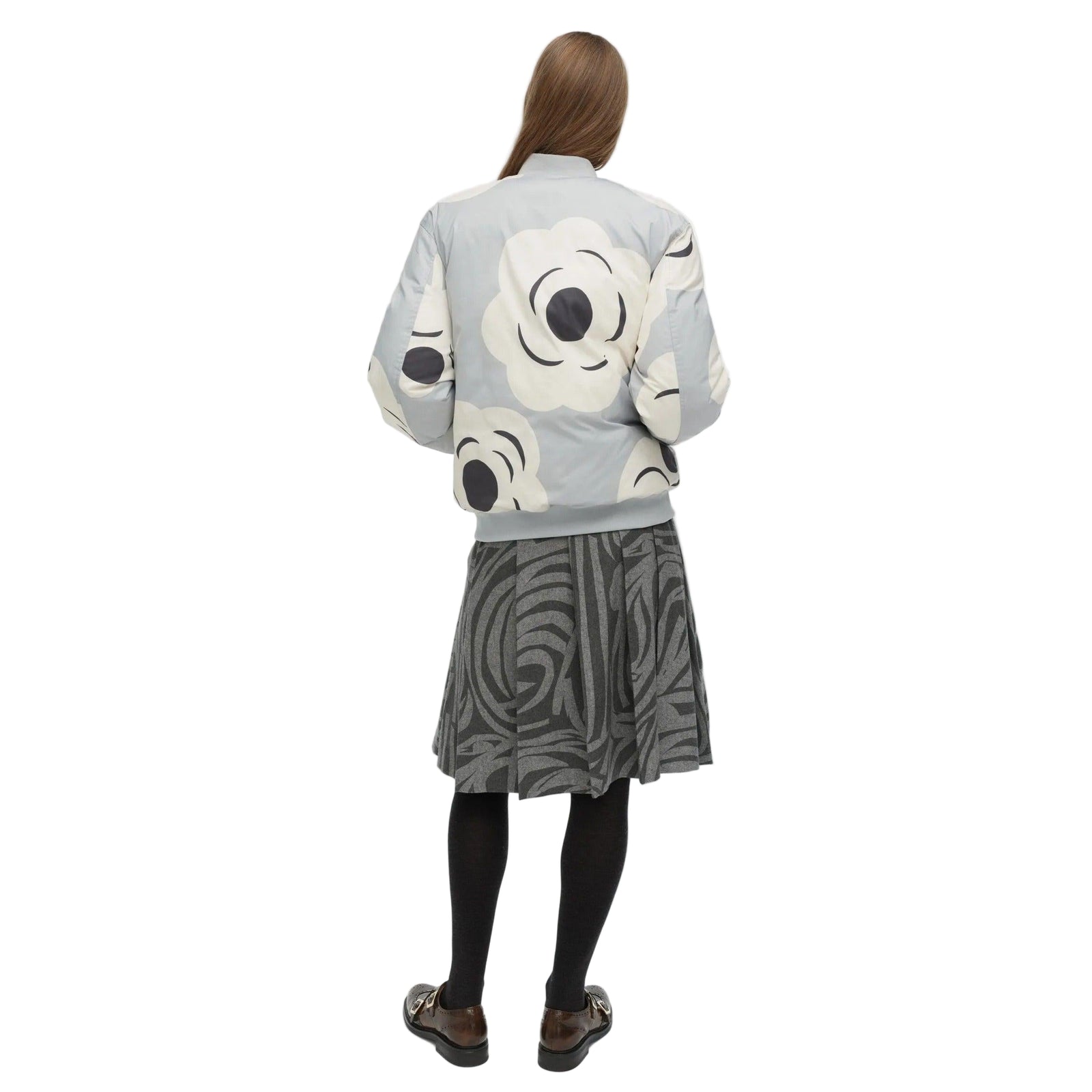 Marimekko Blossa Tumma Padded Jacket, Grey Eleish Van Breems Home