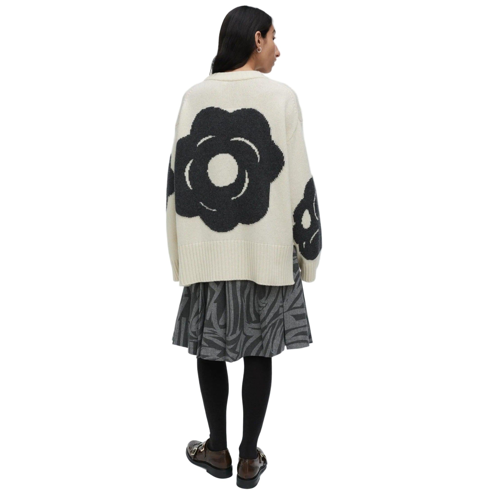 Marimekko Luonto Tumma Knitted Wool Pullover Eleish Van Breems Home