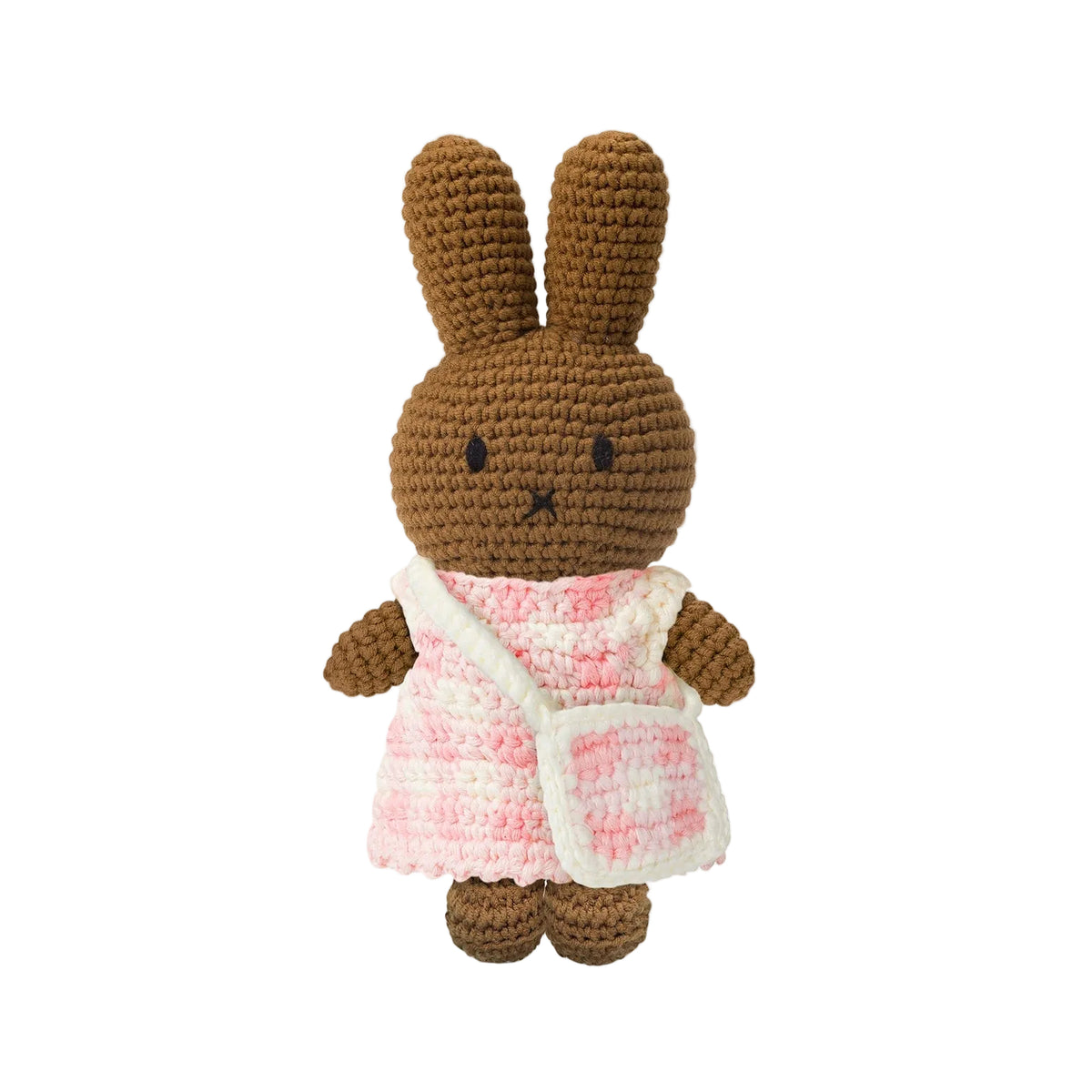 Melanie in her Gingham Dress with Bag Eleish Van Breems Home