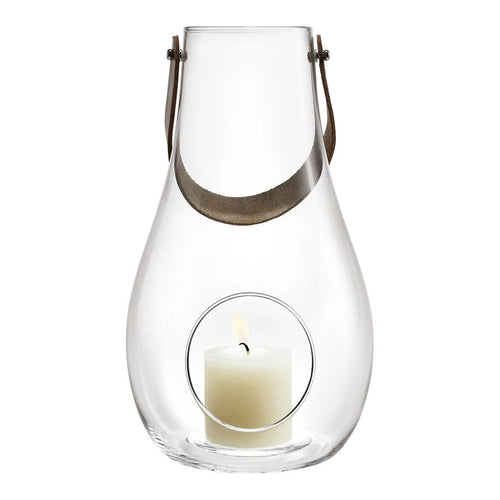 Holmegaard Lantern With Handle Clear 17.7"