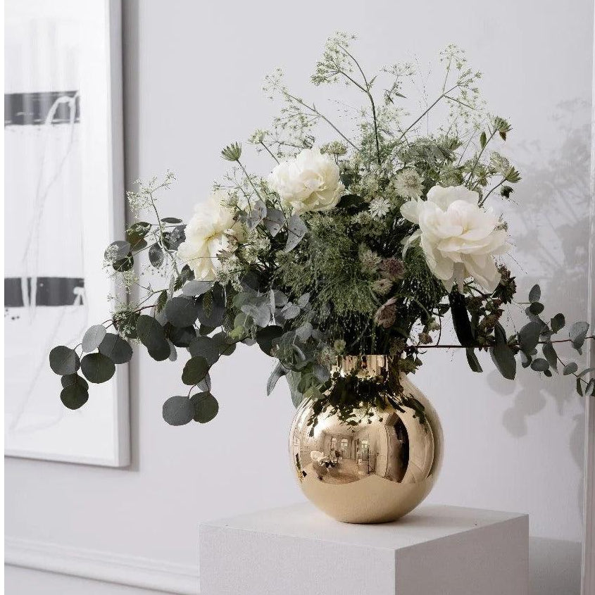 Boule Vase Large Brass Eleish Van Breems Home