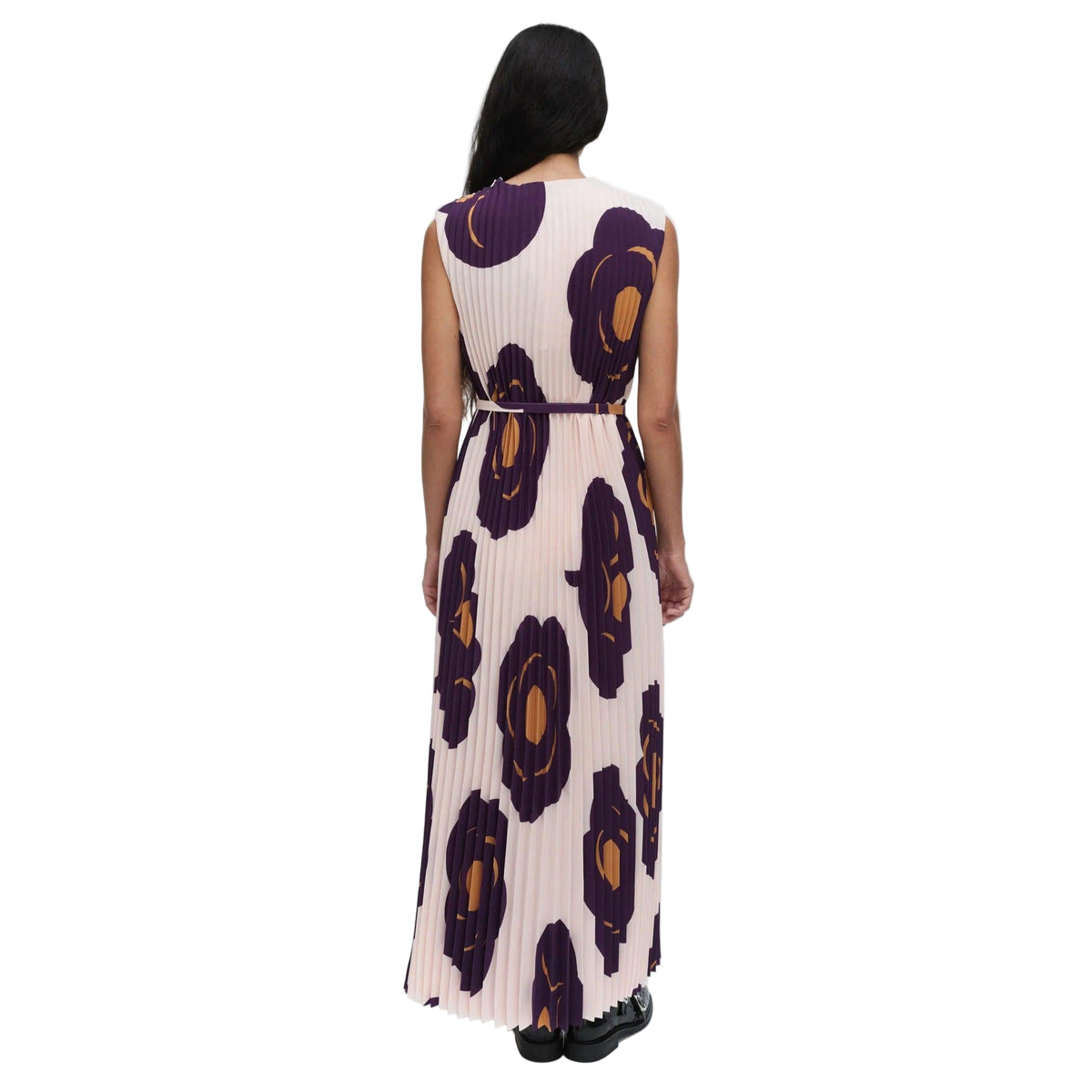 Marimekko Juhlia Tumma Dress, Pink and Brown Eleish Van Breems Home