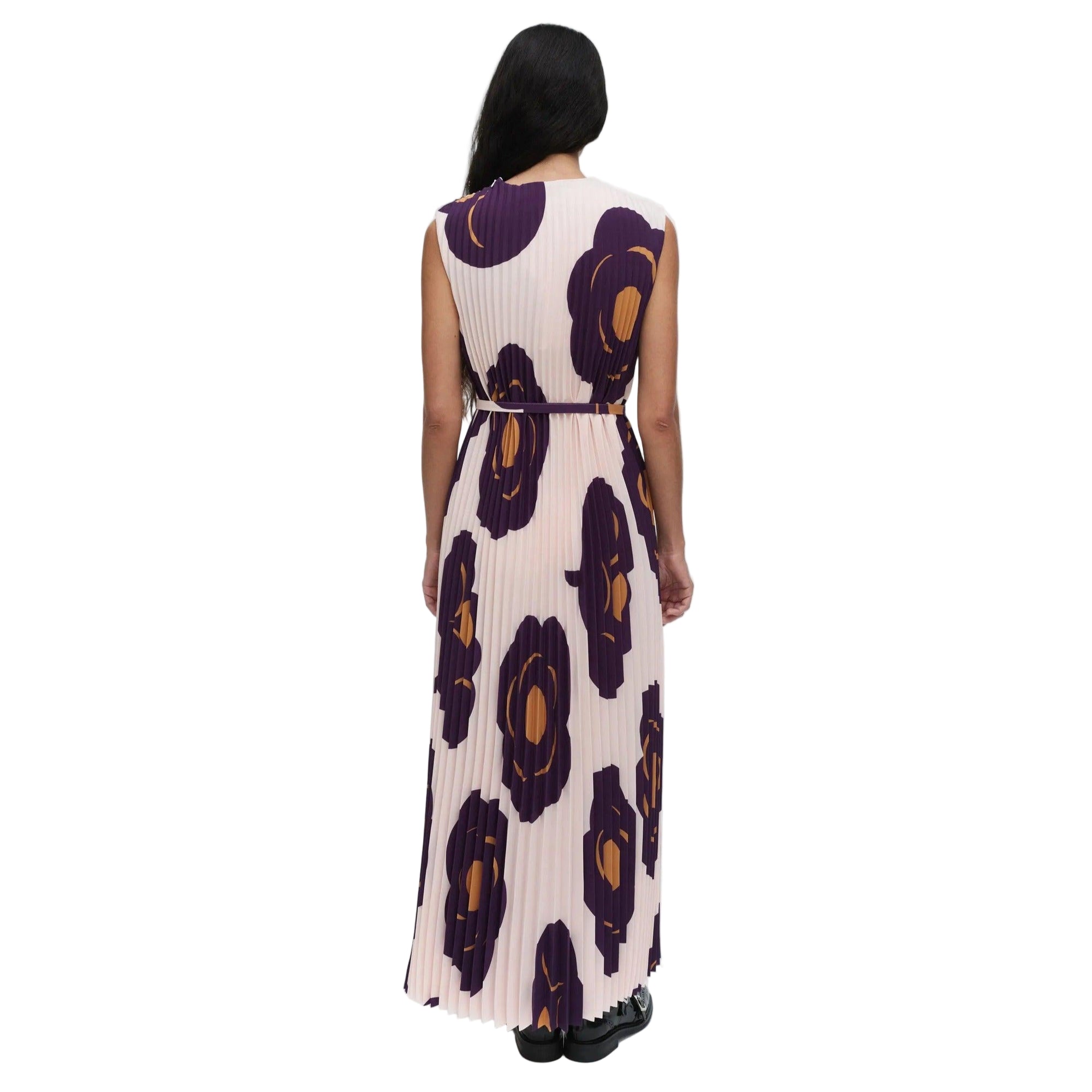 Marimekko Juhlia Tumma Dress, Pink and Brown Eleish Van Breems Home