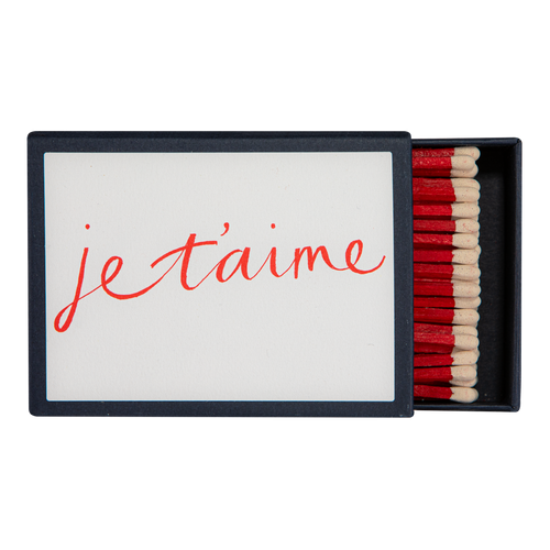 Je T'aime Keepsake Matches