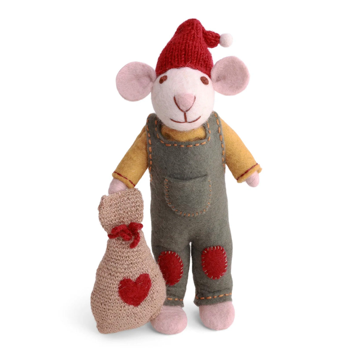Medium White Boy Mouse W/Gift Bag Eleish Van Breems Home