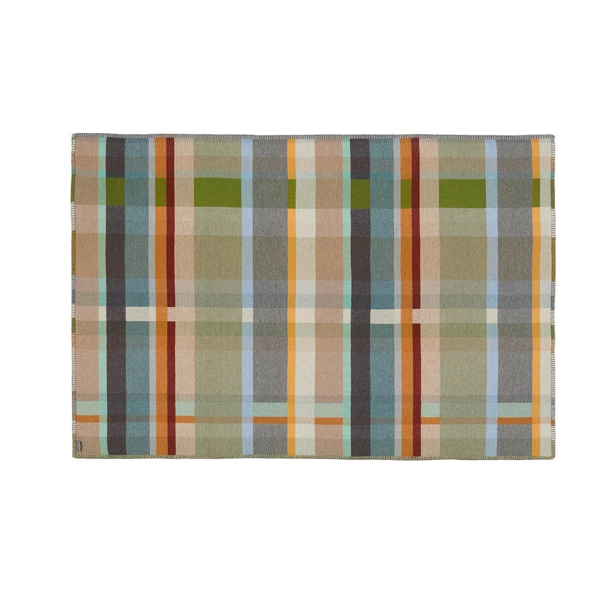 Wallace and Sewell Large Lambswool Block Throws Eleish Van Breems Home