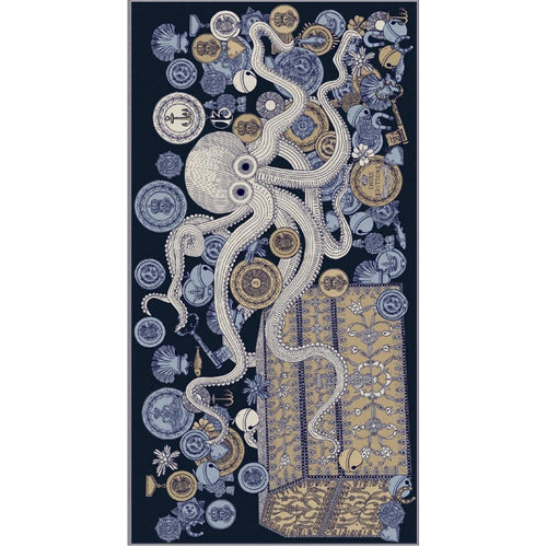 Inoui Editions Octopus Scarf, Blue