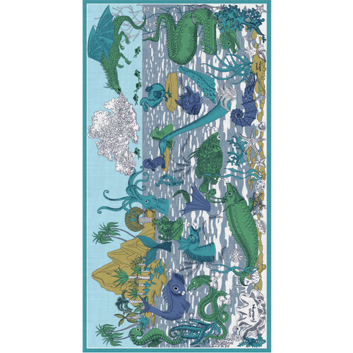 Inoui Editions Fouta Fantastique Towel, Emerald