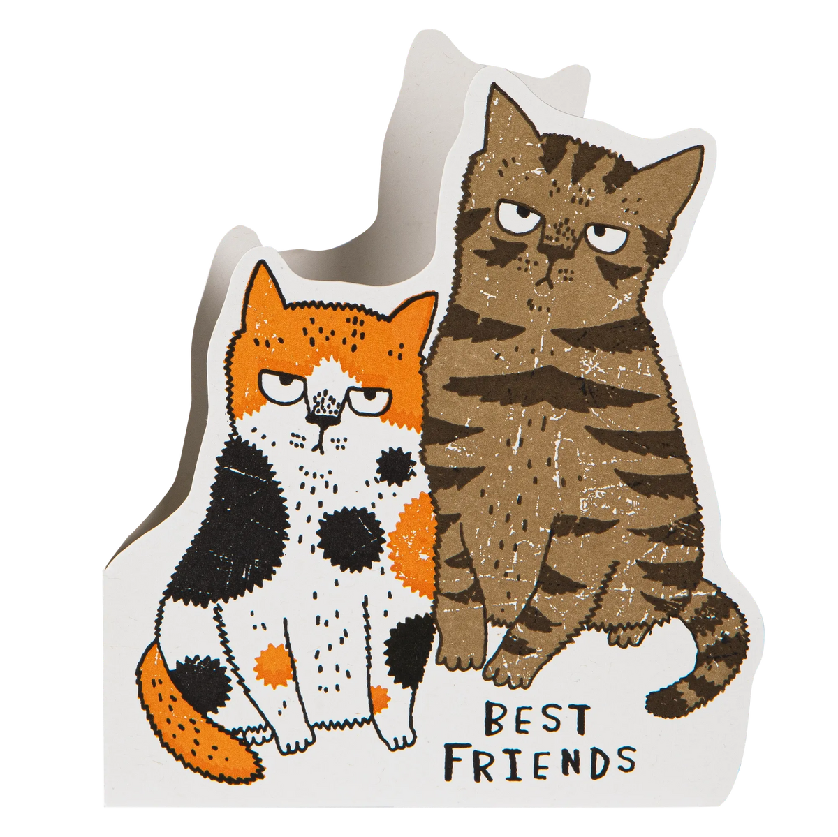 Grumpy Cats Cut Out Greeting Card Eleish Van Breems Home