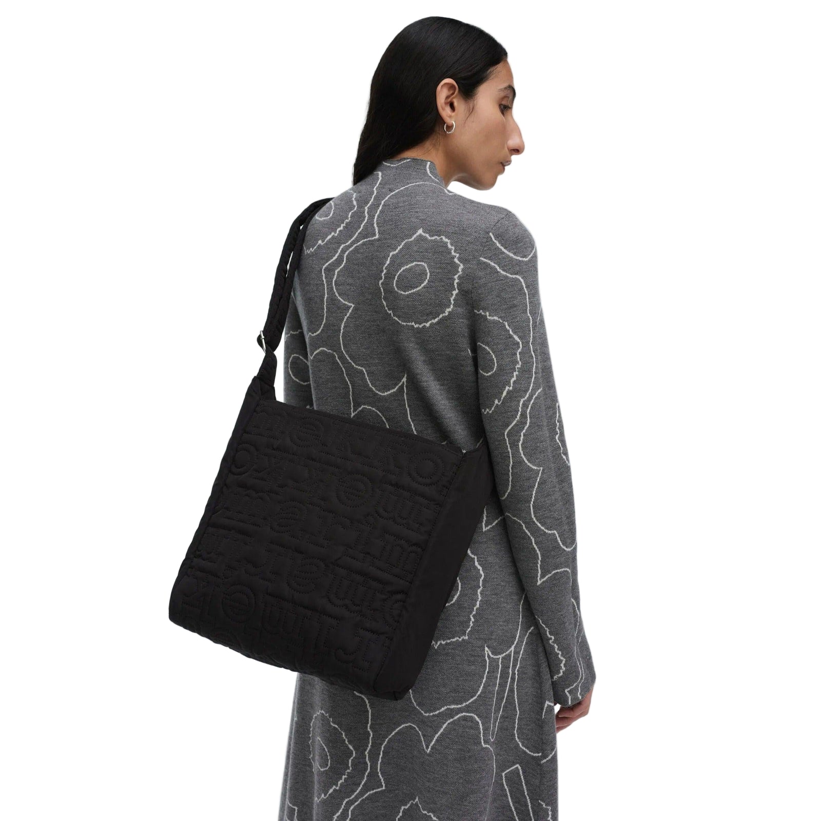Marimekko Joy Crossbody Logo Shoulder Bag M, Black Eleish Van Breems Home