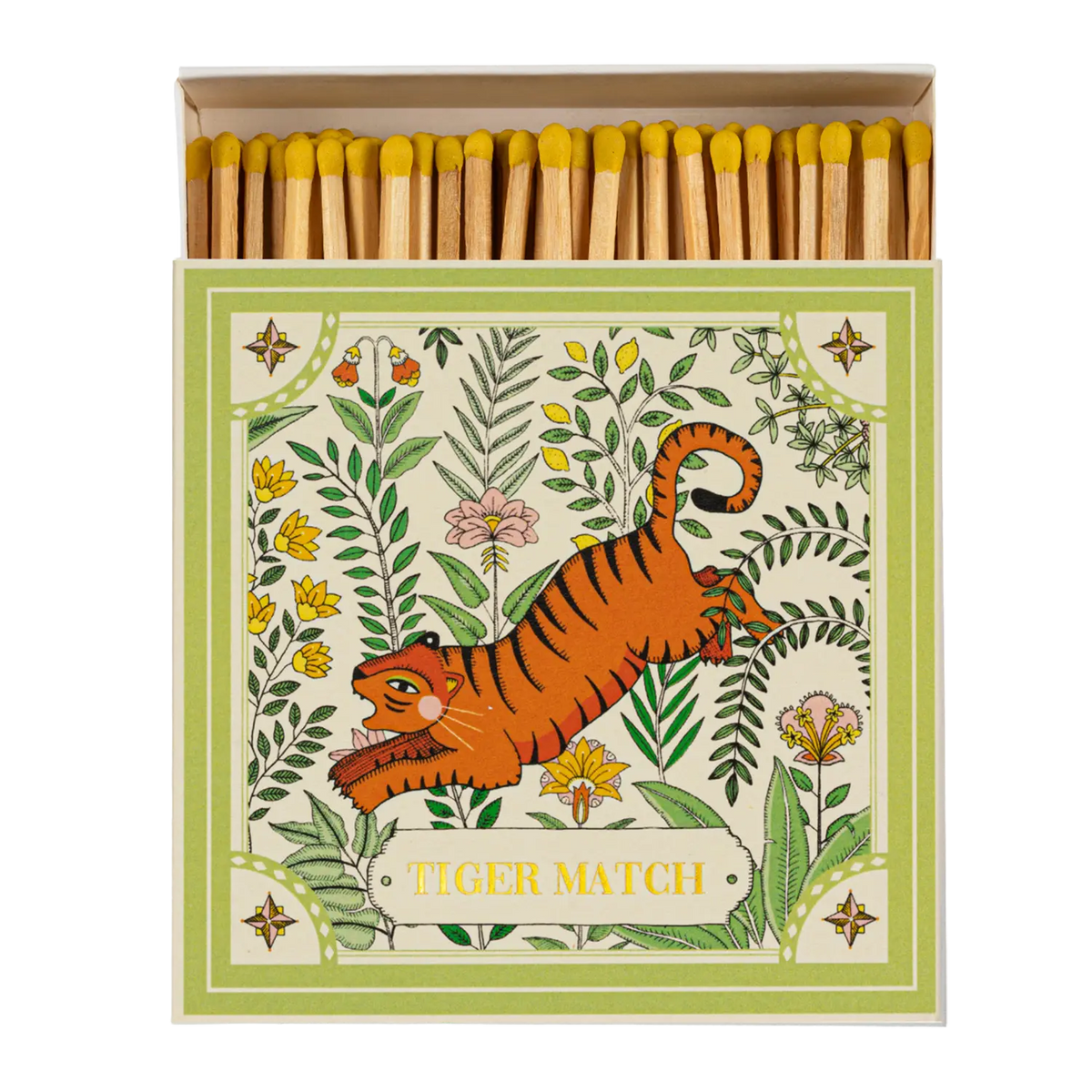 Green Tiger Square Matchbox Eleish Van Breems Home