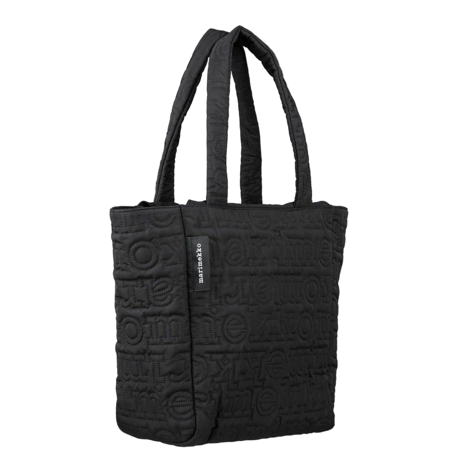 Marimekko Joy Tote Logo Bag M, Black Eleish Van Breems Home