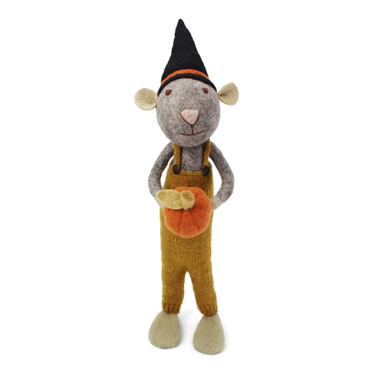 X-Large Grey Boy Mouse w/Pumpkin and Ochre Pants Eleish Van Breems Home