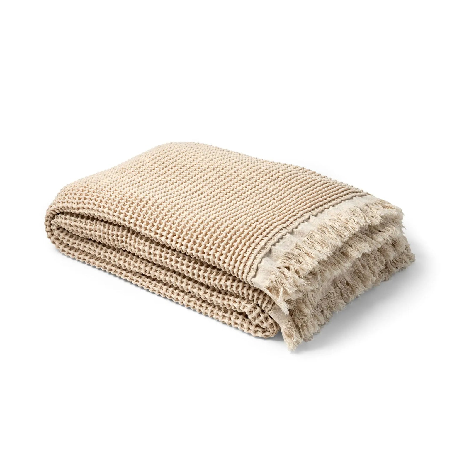 Linen Waffle Throw Eleish Van Breems Home