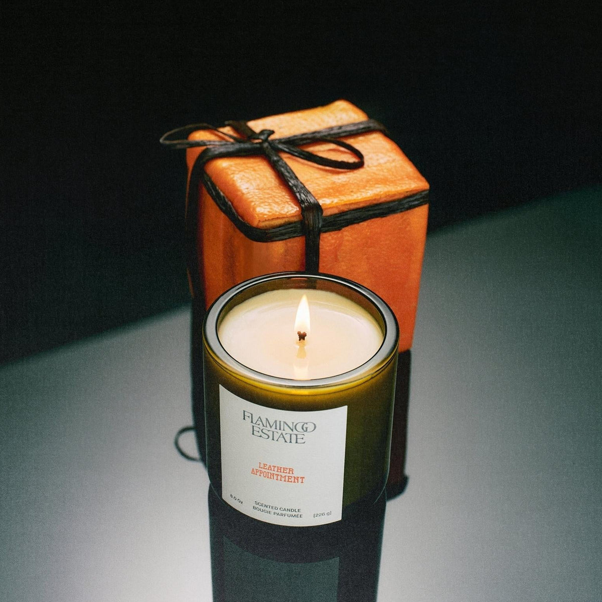 Leather Appointment Candle 8oz Eleish Van Breems Home