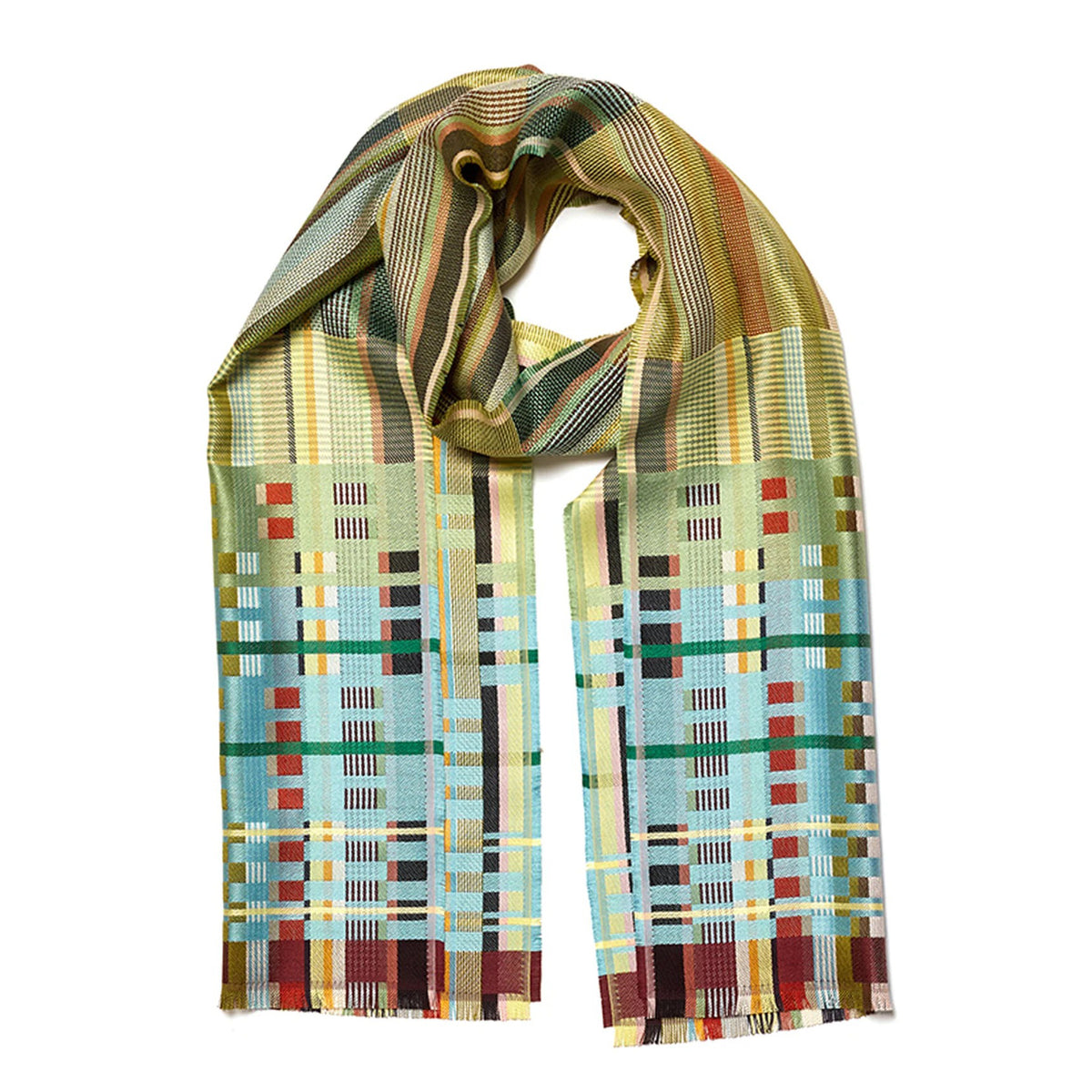 Wallace and Sewell Edwin Silk Scarf Eleish Van Breems Home