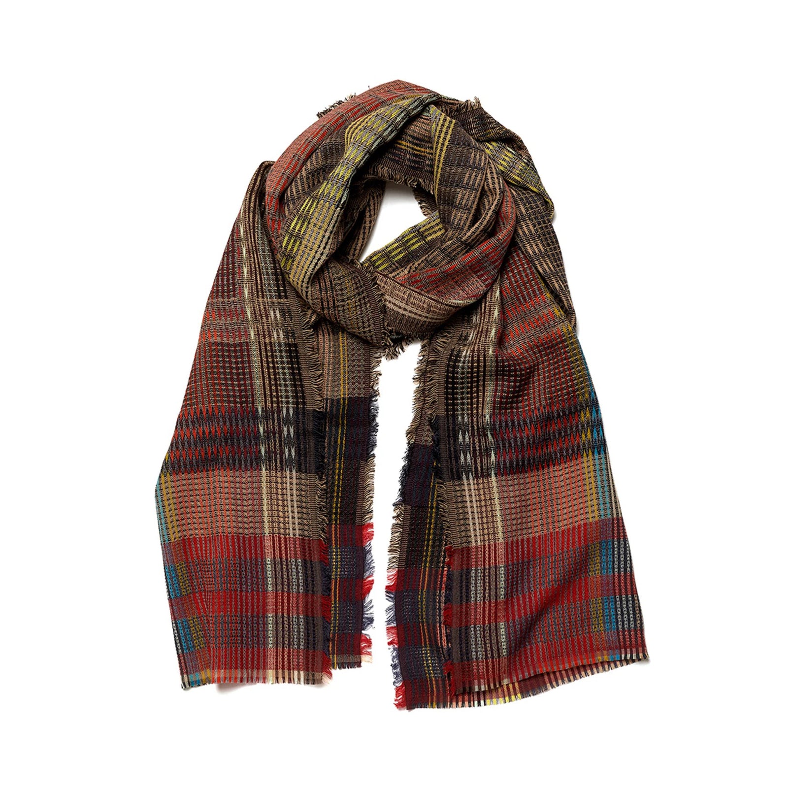 Wallace and Sewell Vera Wool Scarf Eleish Van Breems Home