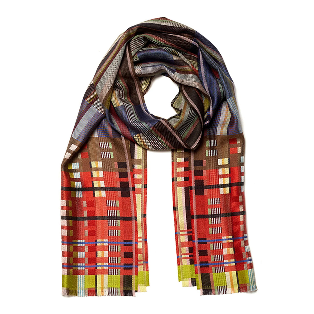 Wallace and Sewell Edwin Silk Scarf Eleish Van Breems Home