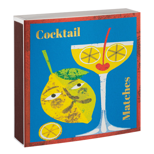 Zesty Cocktail Square Matchbox