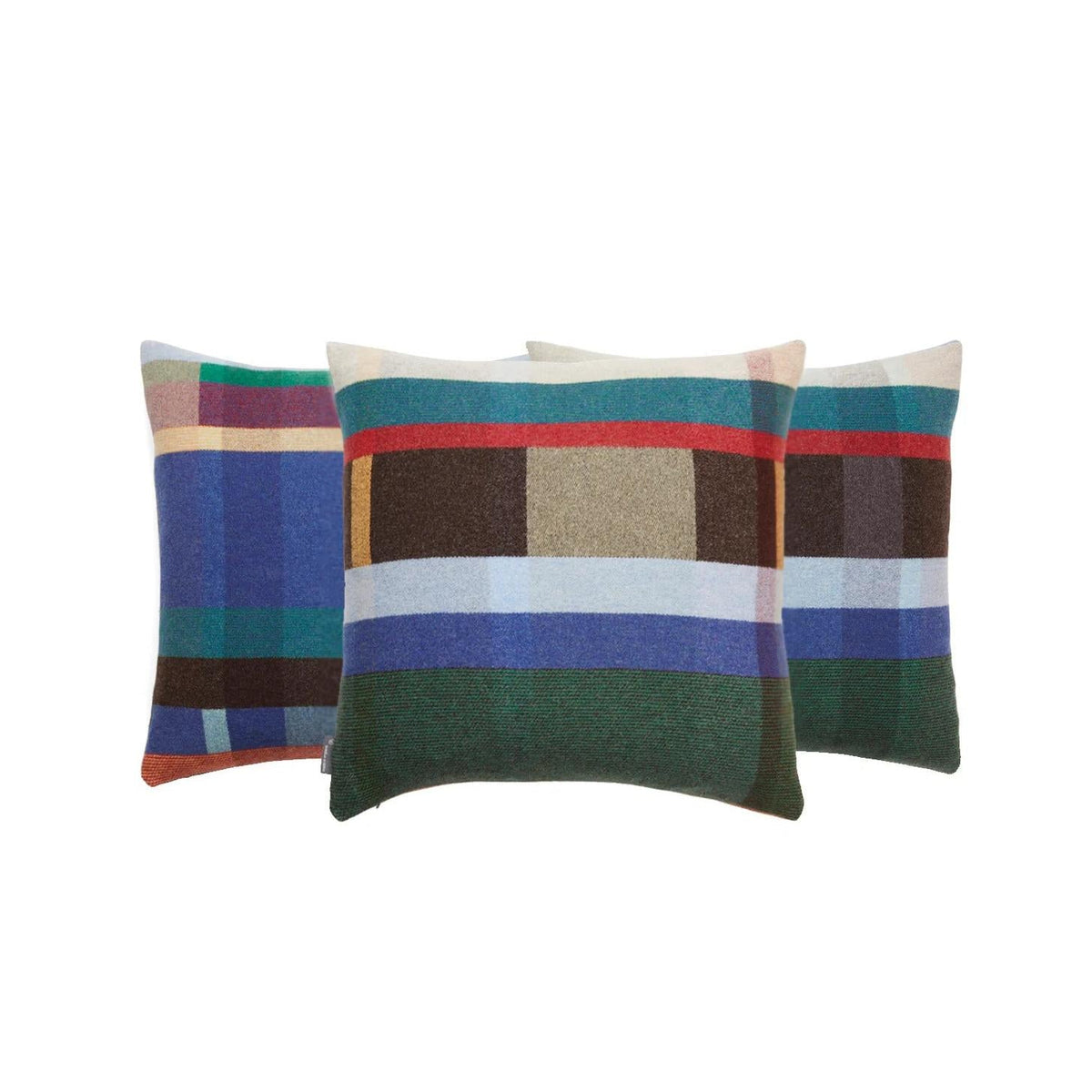 Wallace and Sewell Lambswool Block Pillow Eleish Van Breems Home