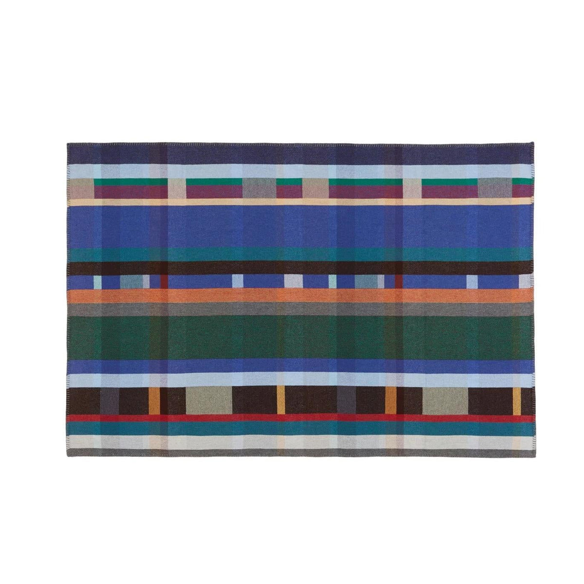 Wallace and Sewell Large Lambswool Block Throws Eleish Van Breems Home