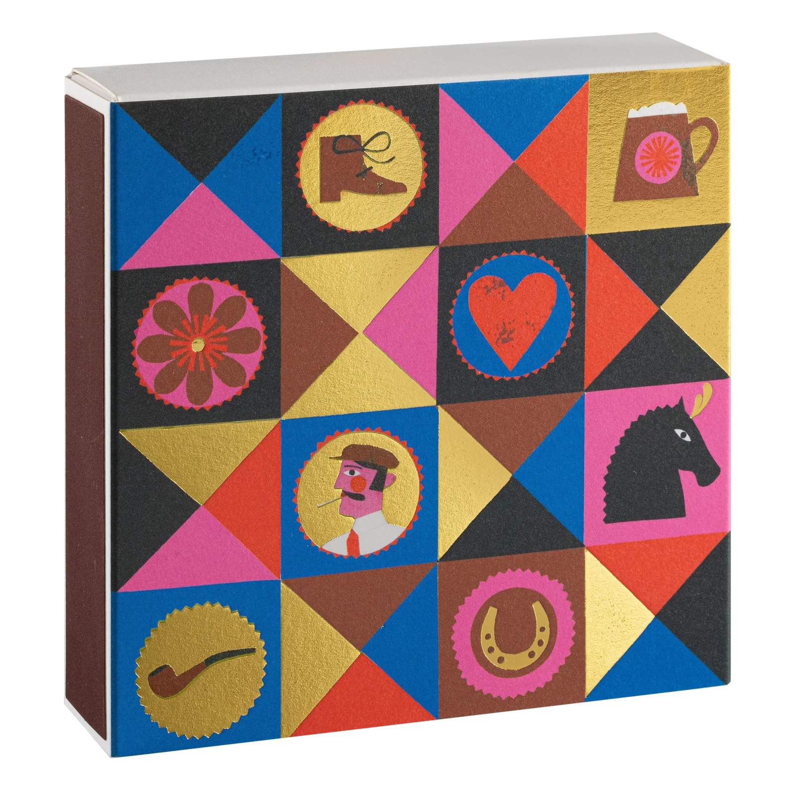 Colorful Gentleman Square Safety Matches Eleish Van Breems Home