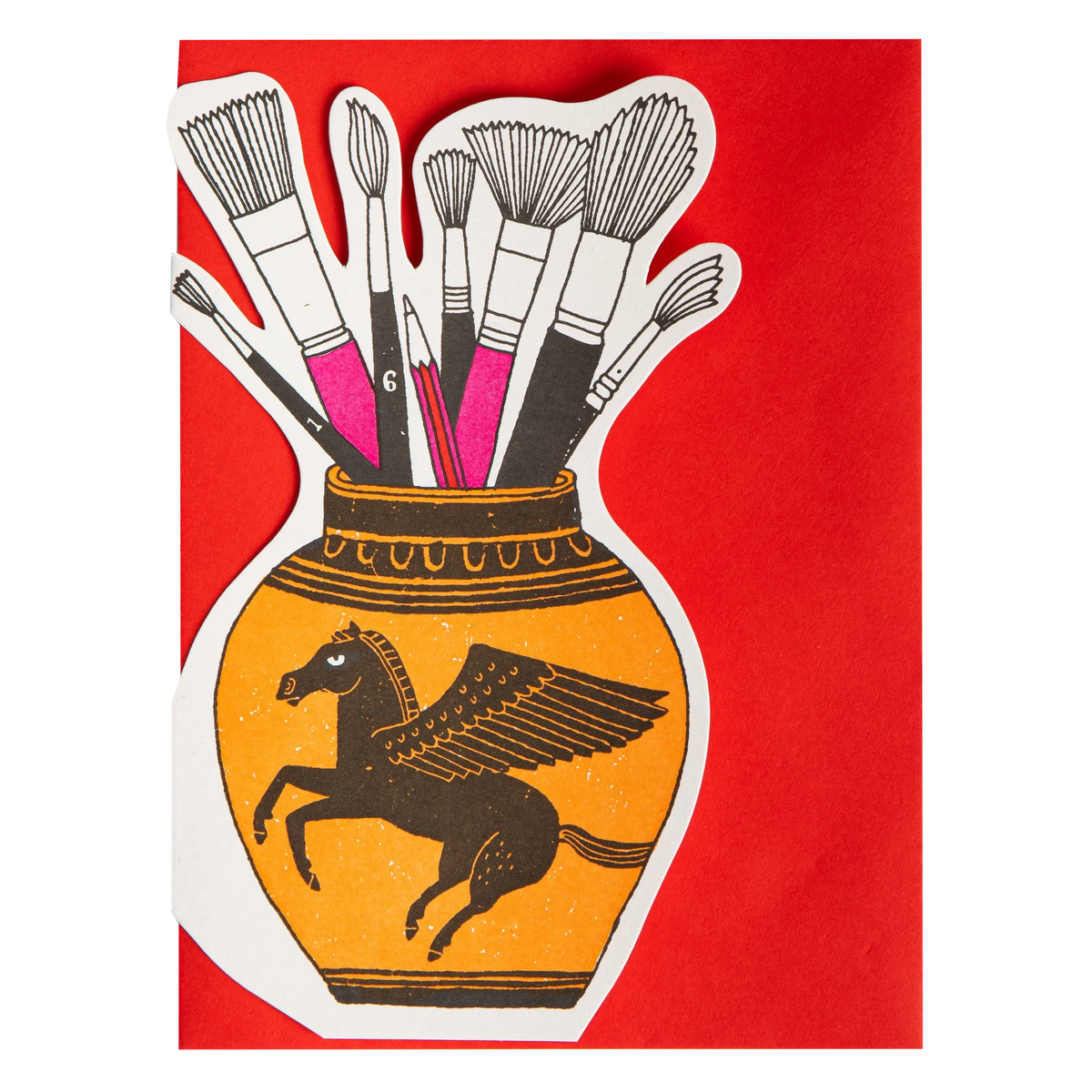 The Artist's Pot Cut Out Card Eleish Van Breems Home