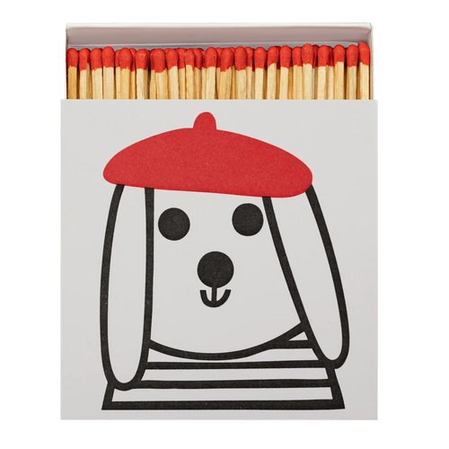 Dog Square Matchbox